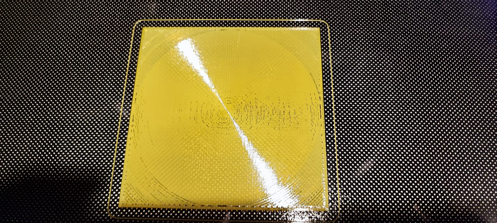 Miniatura 2 do modelo 3D First layer square test - Different infill