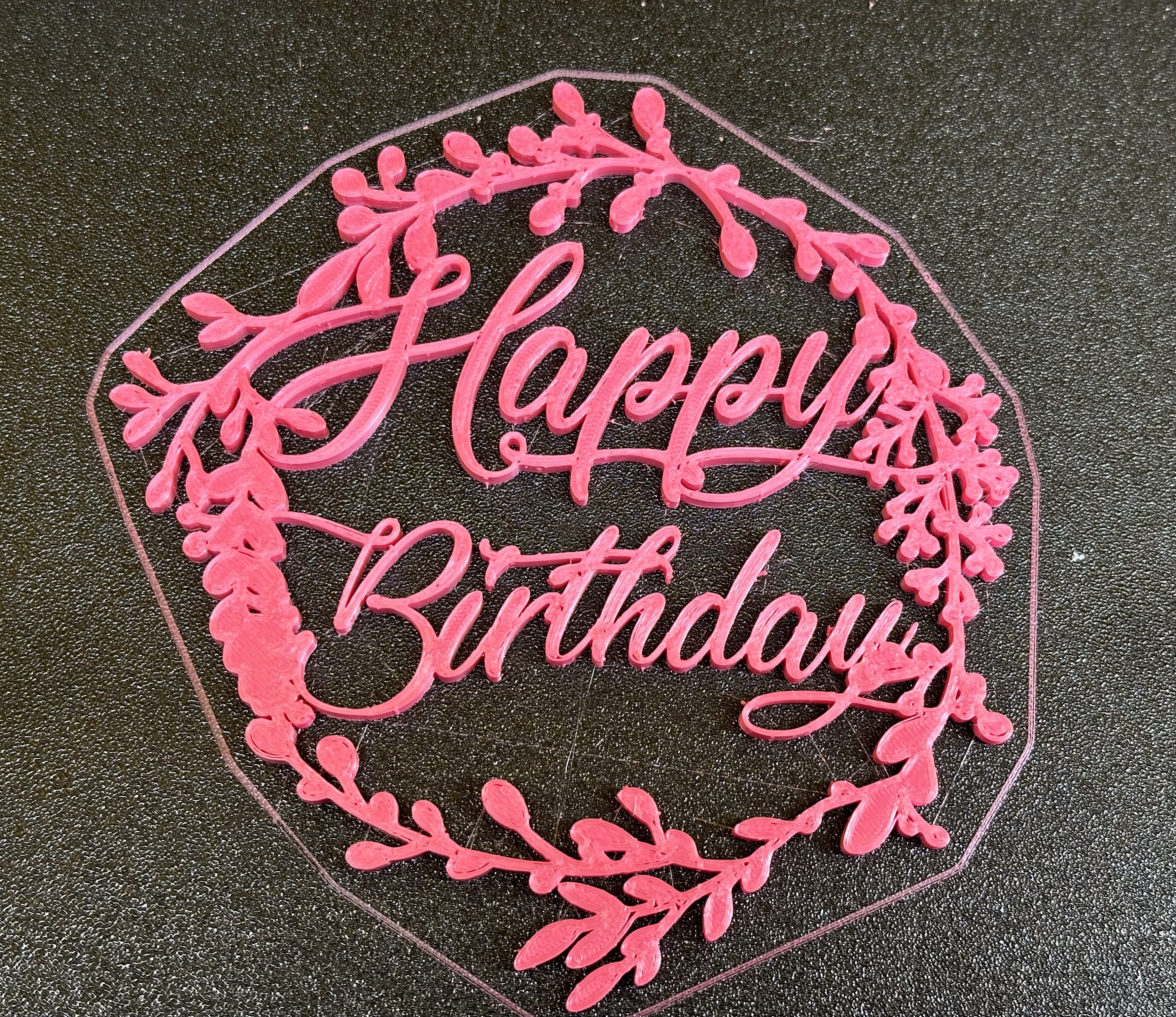 Happy Birthday decoration