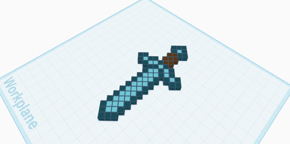 Minecraft Diamond sword