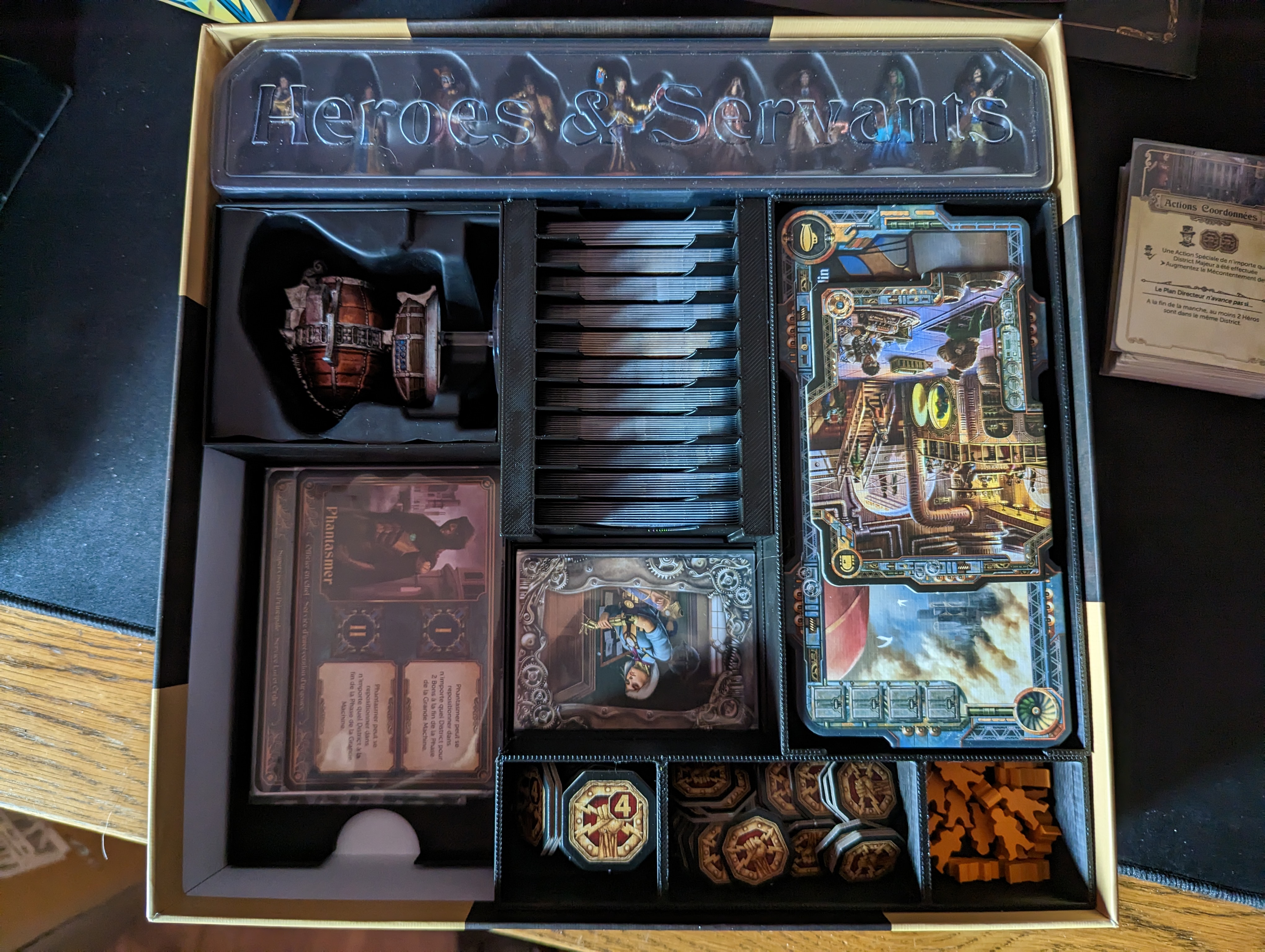 The City of the Great Machine Board Game Organizer by oufledingue |  Download free STL model | Printables.com