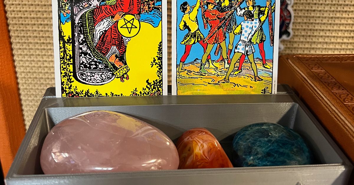 Tarot Card Stand by RobertusMaximus Download free STL model