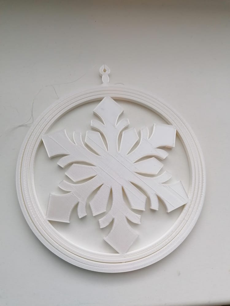 Miniatura 2 do modelo 3D christmas Snowflake