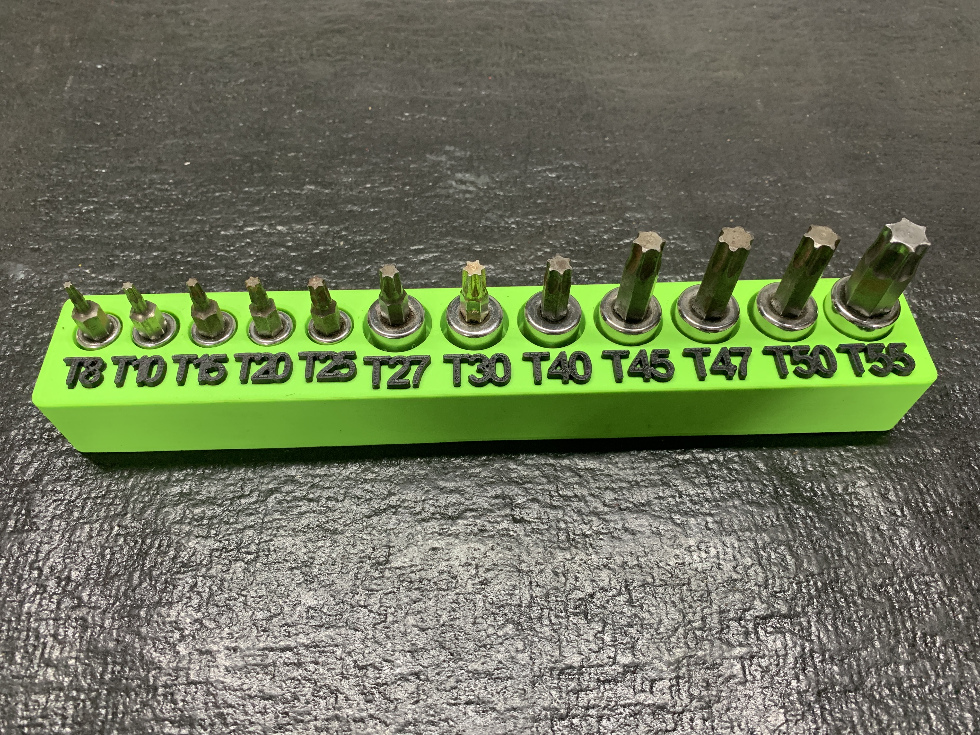 Torx Socket Driver tray T8-T55