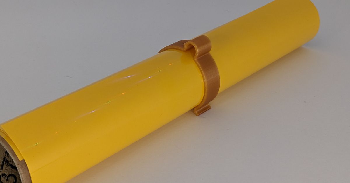 Material Roll Clips for Cricut or Silhouette by KyleTW Download free