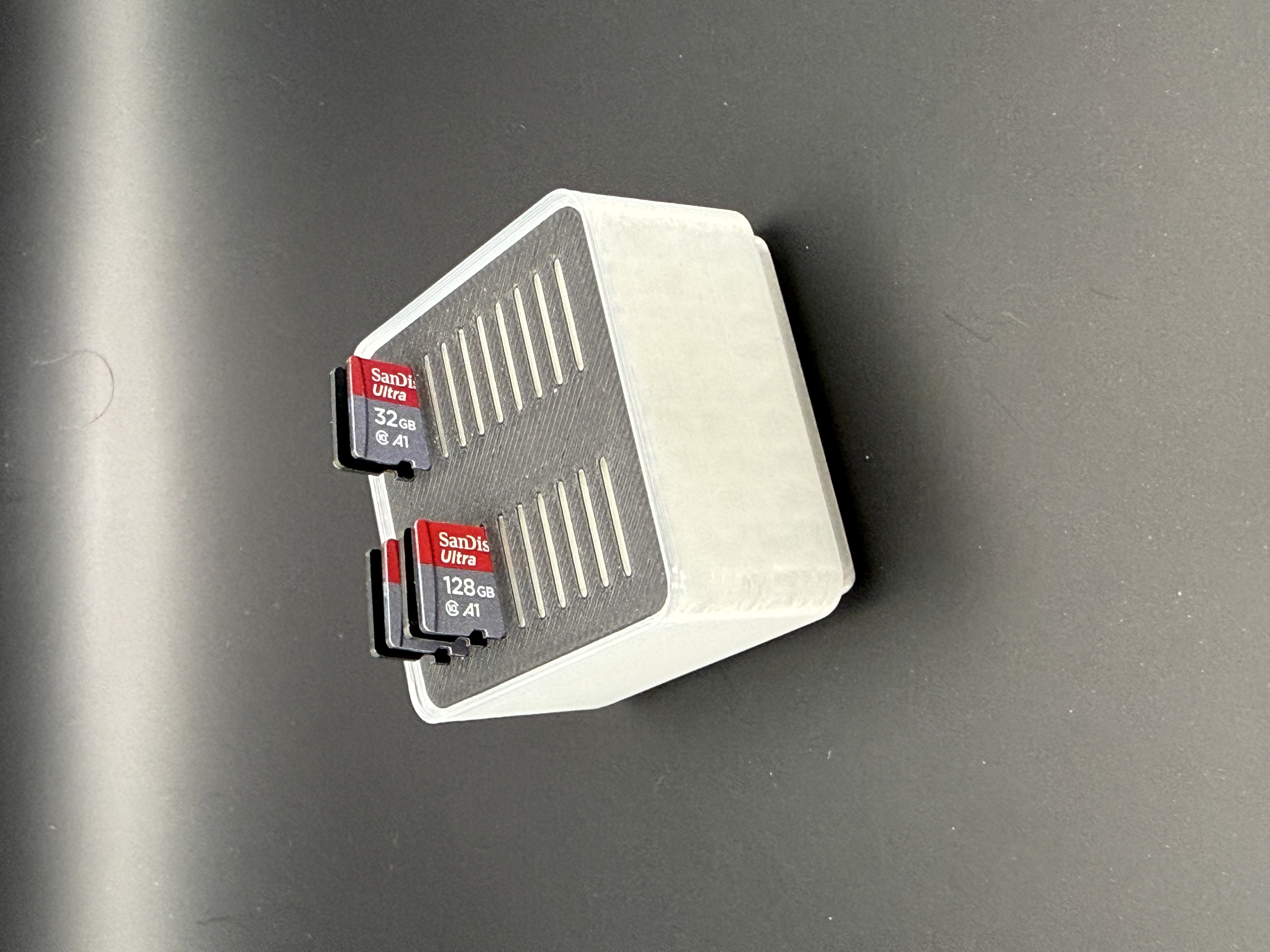 Gridfinity Bin 1x1 – MicroSD Holder