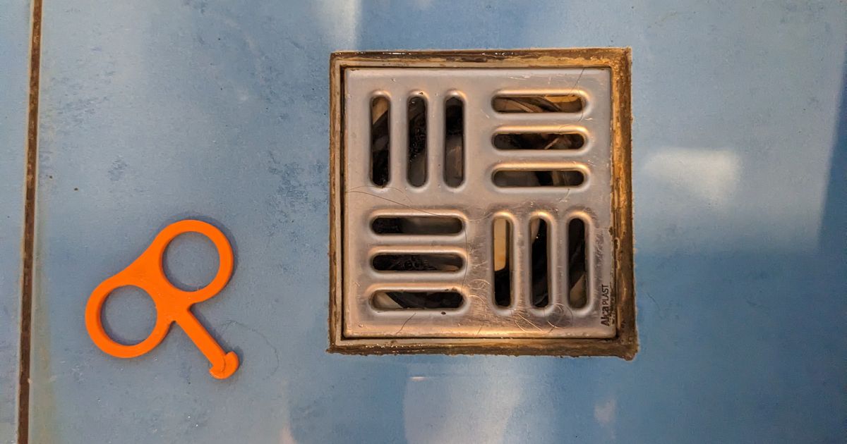 Shower Drain Opener by Petr Mezník Download free STL model
