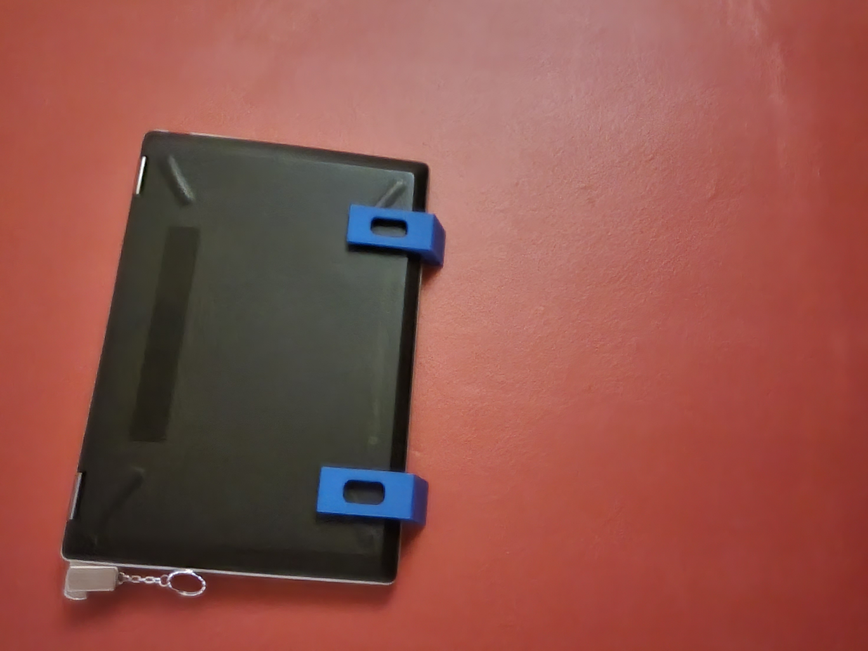 Laptop vertical wall mount by Hub City Prototyping Download free STL