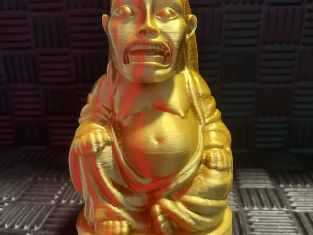 Indiana Jones Chachapoyan Gold Fertility Idol Buddha