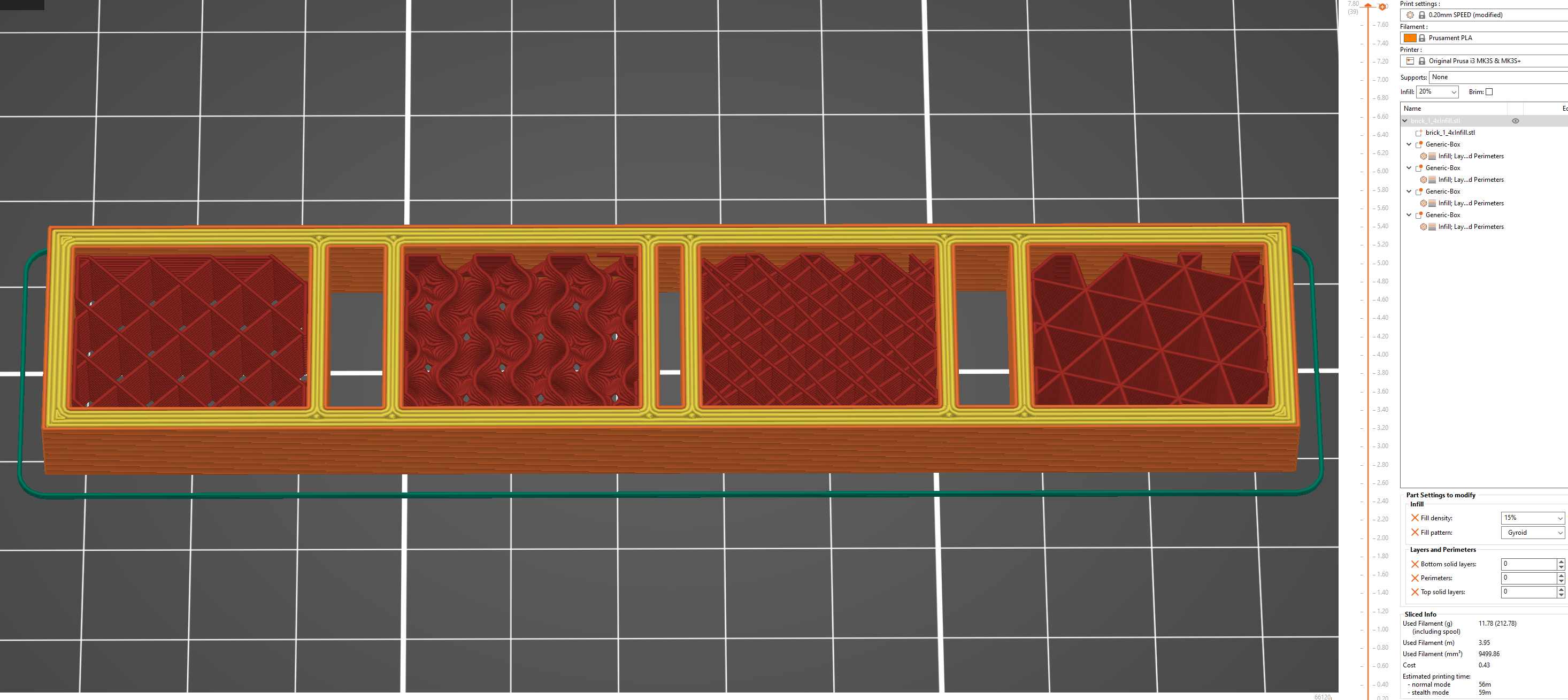 Miniatura 7 do modelo 3D KAPLA sized test prints