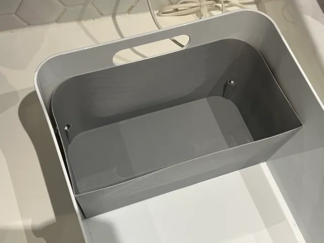 Plastic bin divider (vase mode)