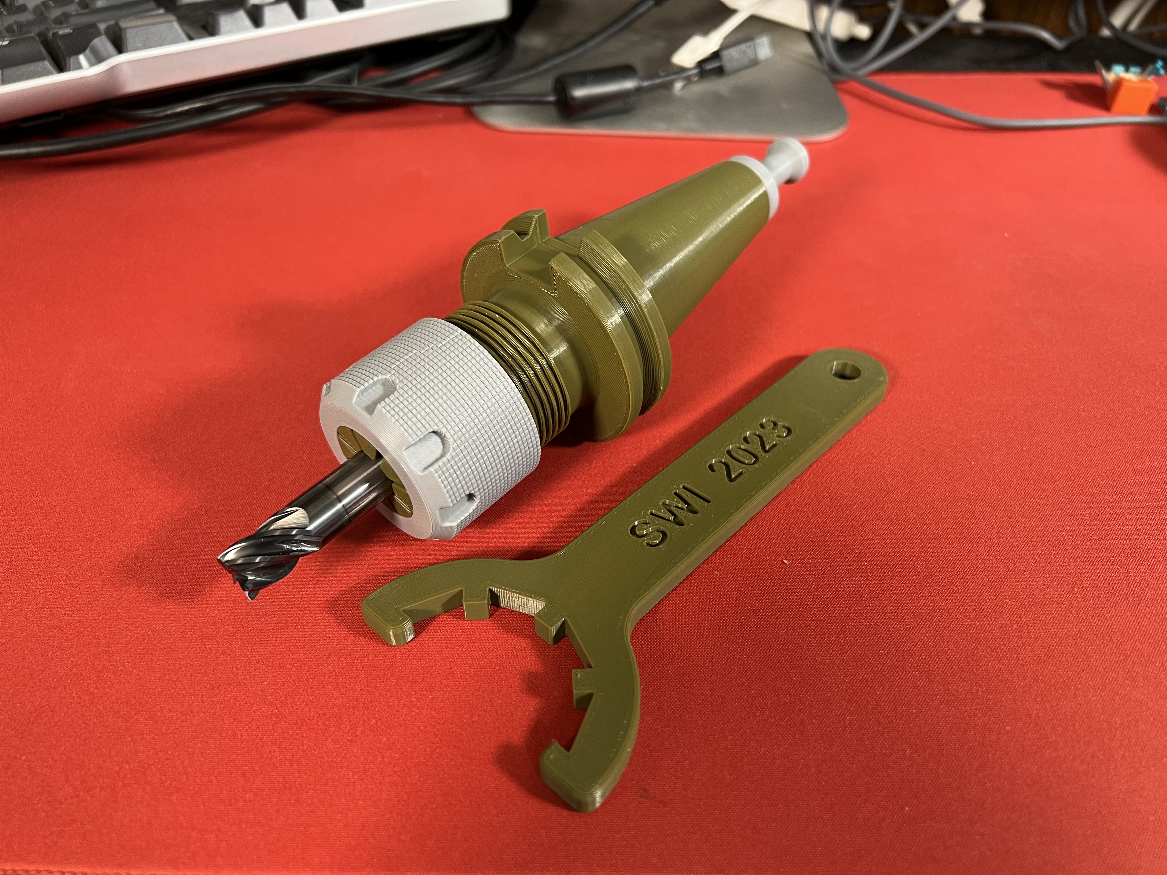 CAT40 Tool Holder With Working ER32 Collet
