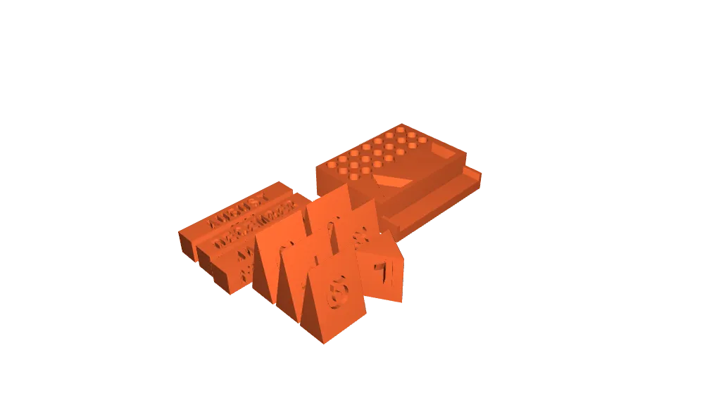 date block by Luke Rudder | Download free STL model | Printables.com