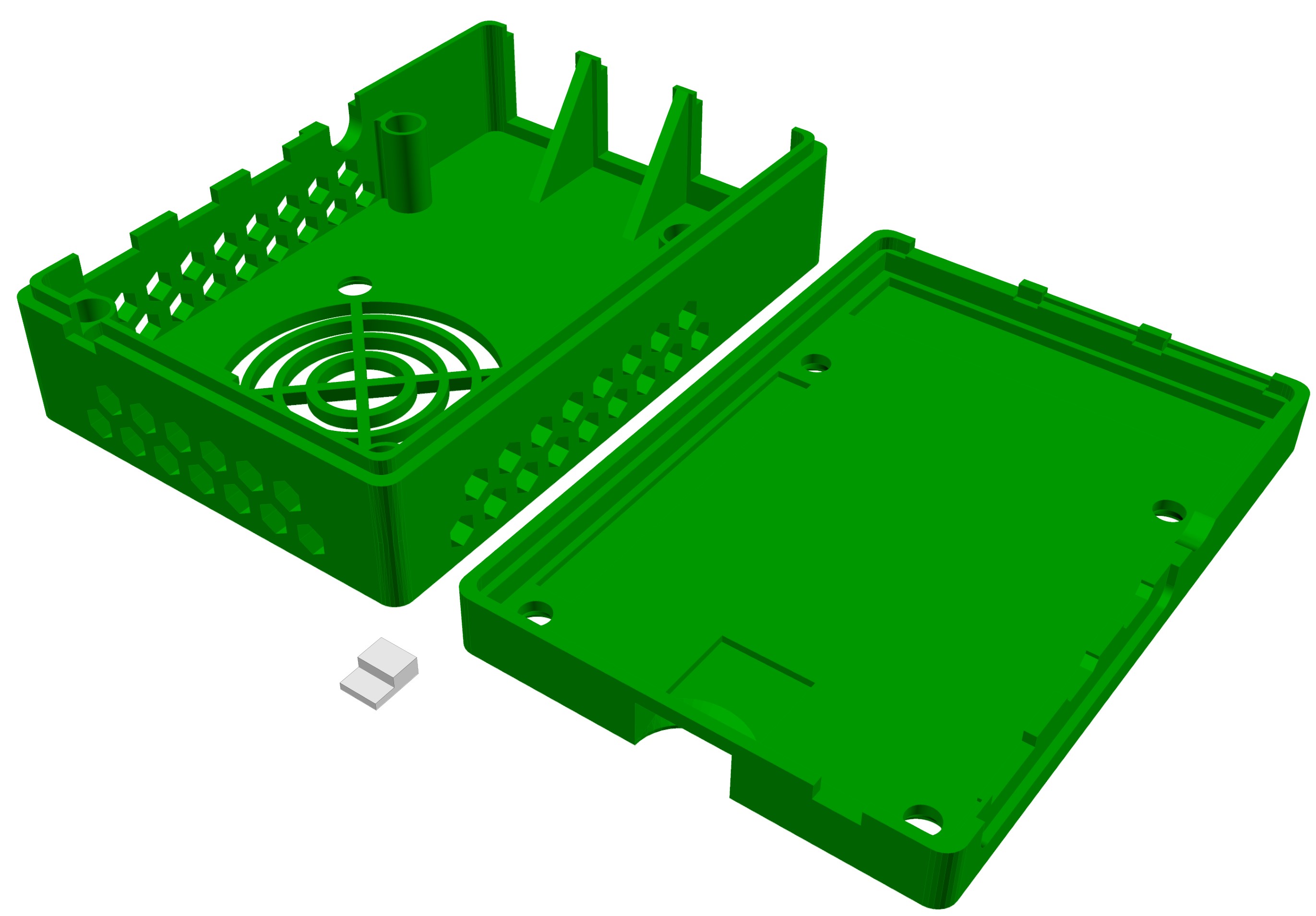 Raspberry Pi 4B Case With 40mm Fan By Kutilman Yuri | Download Free STL ...