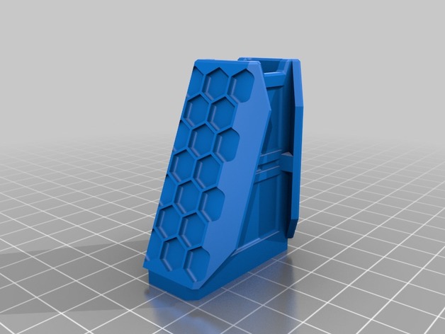 Rail Grip Rail Cover And Hand Stop By Kn16 Download Free Stl Model