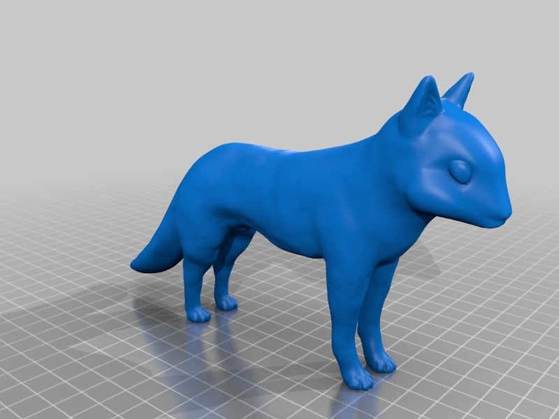 Squirrel Fox (Squix) by Saul Schaffer | Download free STL model ...