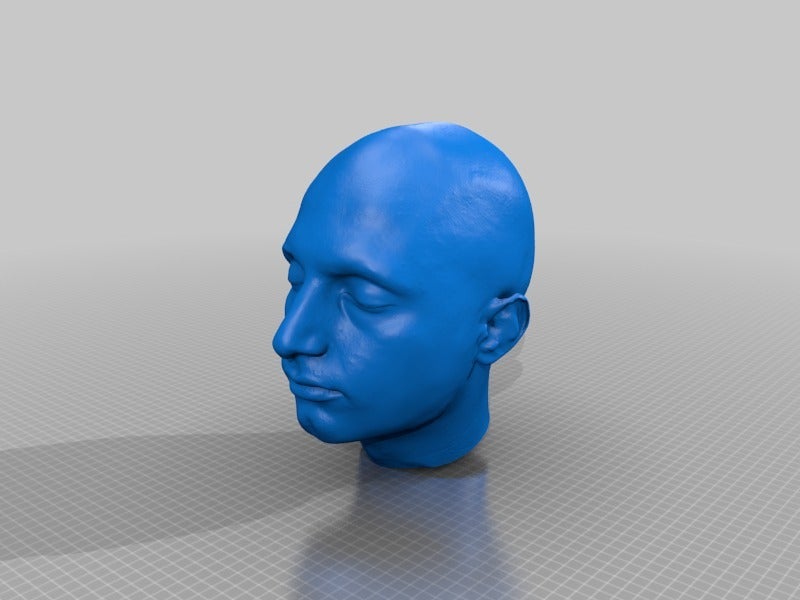 3D scan of my head (color) by Saul Schaffer | Download free STL model ...