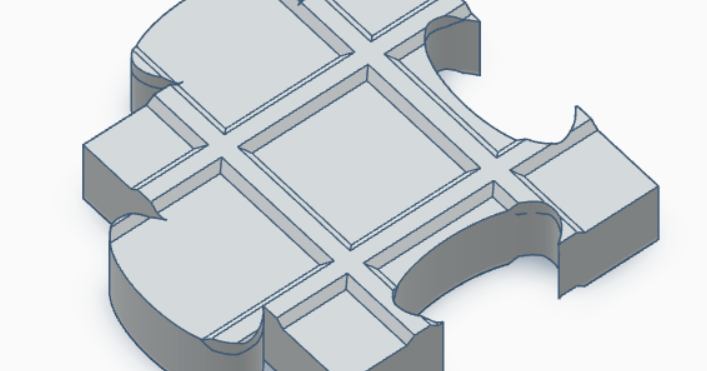 Stackable interlocking tile piece by John Cuccia | Download free STL ...