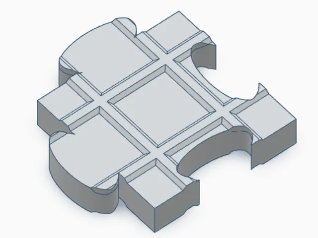 Stackable interlocking tile piece