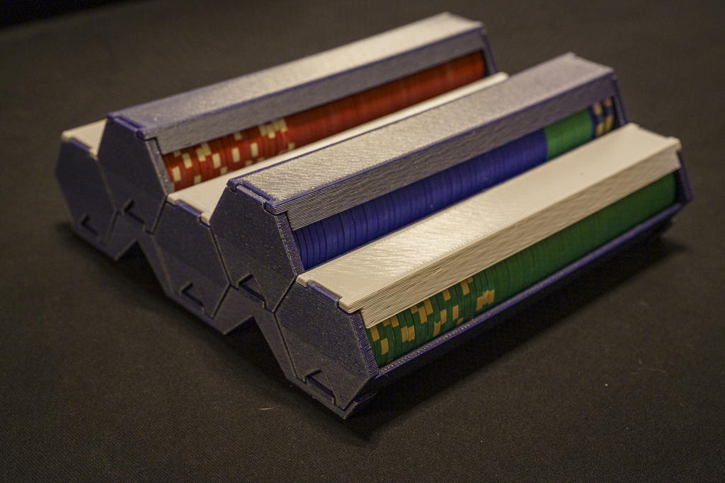 Miniatura 3 do modelo 3D Modular Poker Chip Tray