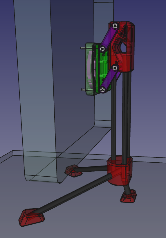 Rotating monitor stand