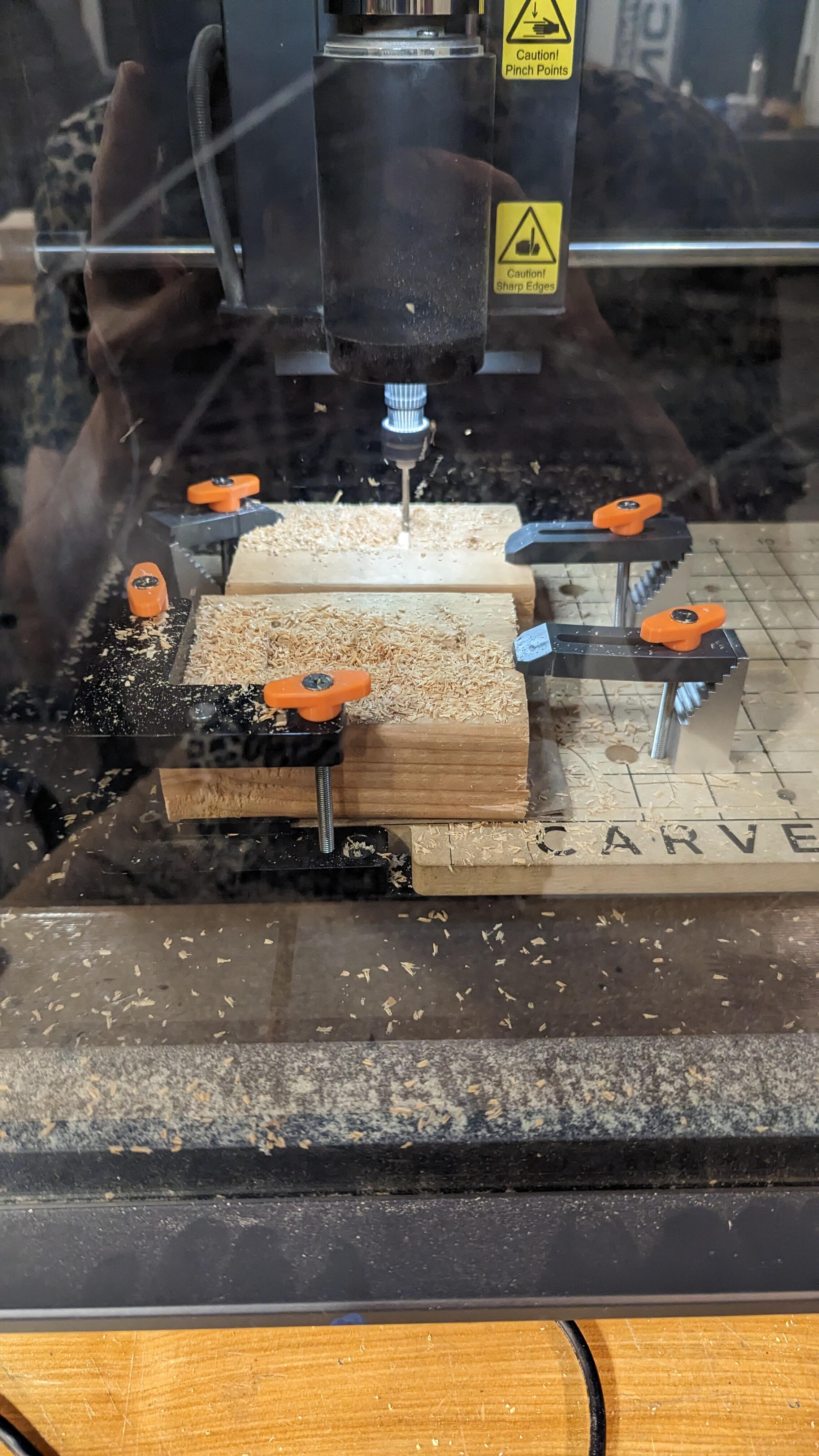 XCarve / Carvey CNC Hold Down Knob Clamp Handles by Blue Who