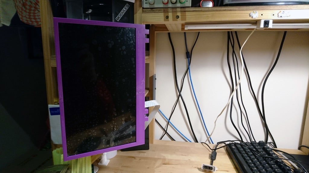 Laptop Screen Holder (DIY 2nd Monitor) by ANTALIFE Download free STL