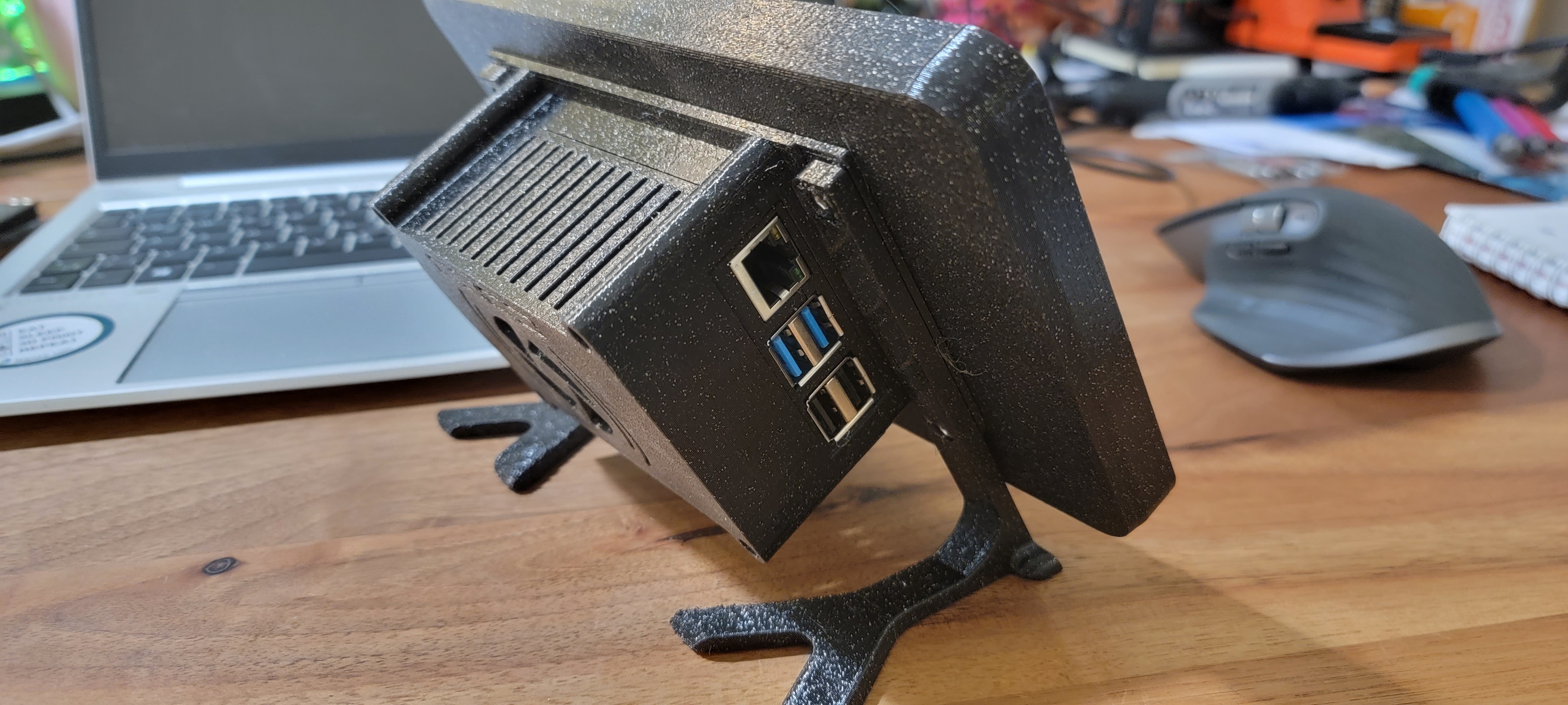 extended rpi4 case for Ice Tower Low Profile cooling fan