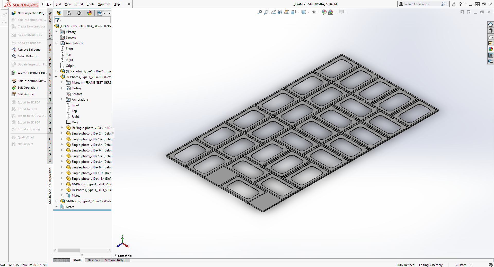 Miniatura 2 do modelo 3D Modular instax mini Frame