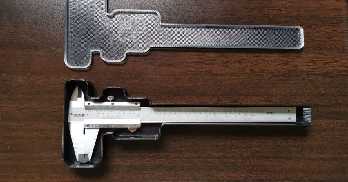Vernier caliper case by JellyWobble Download free STL model