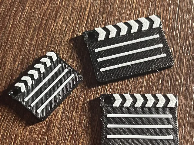 Film Clapperboard Keychain