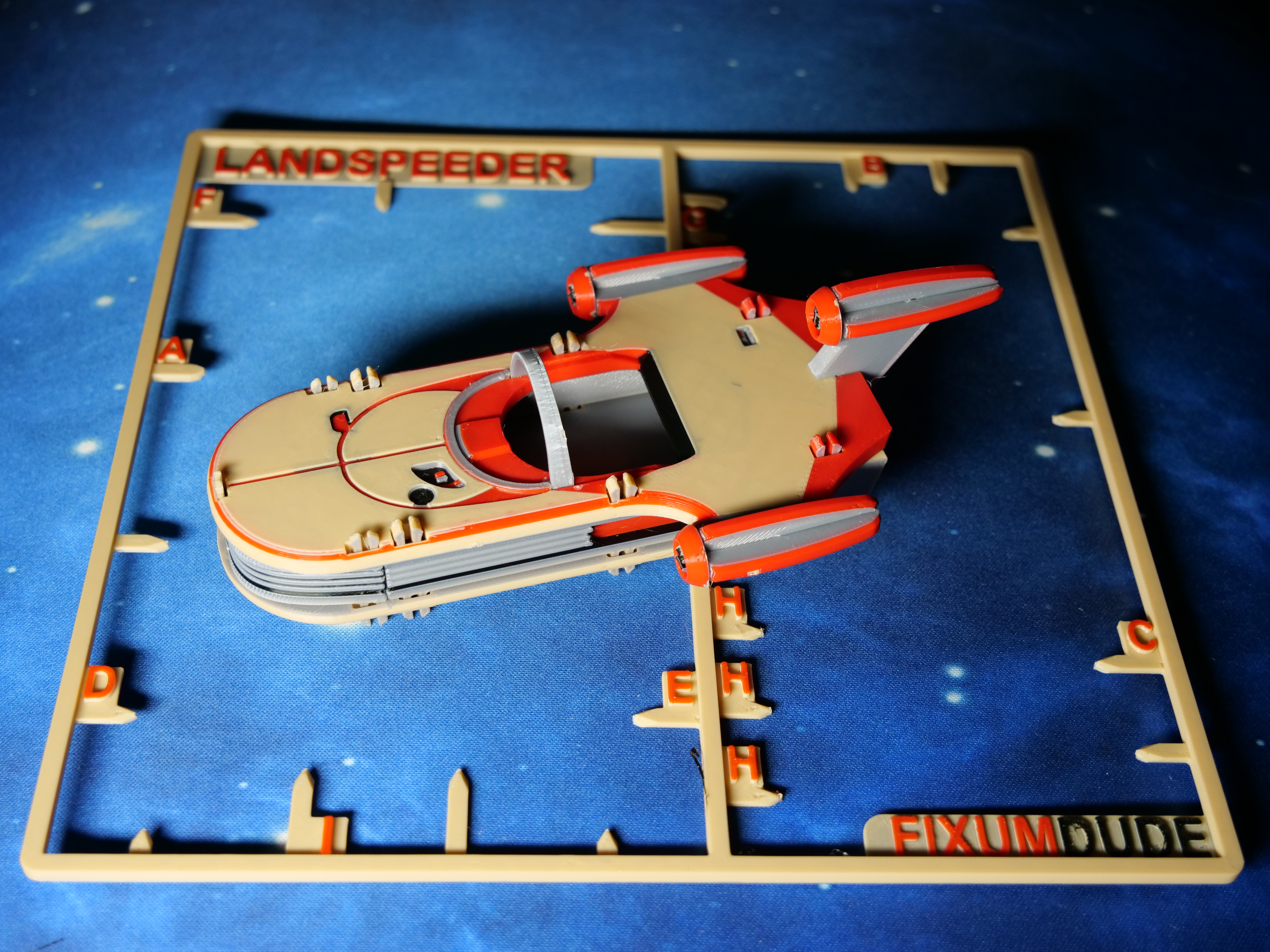 Luke's Speeder kitcard-Landerspeeder from Fixumdude