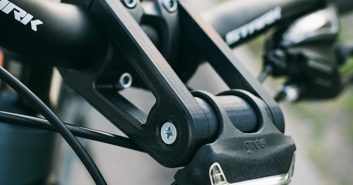 Bicycle Handlebar Extension Mount by Vasilii Download free STL model