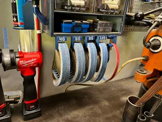 Magnetic band file band holder