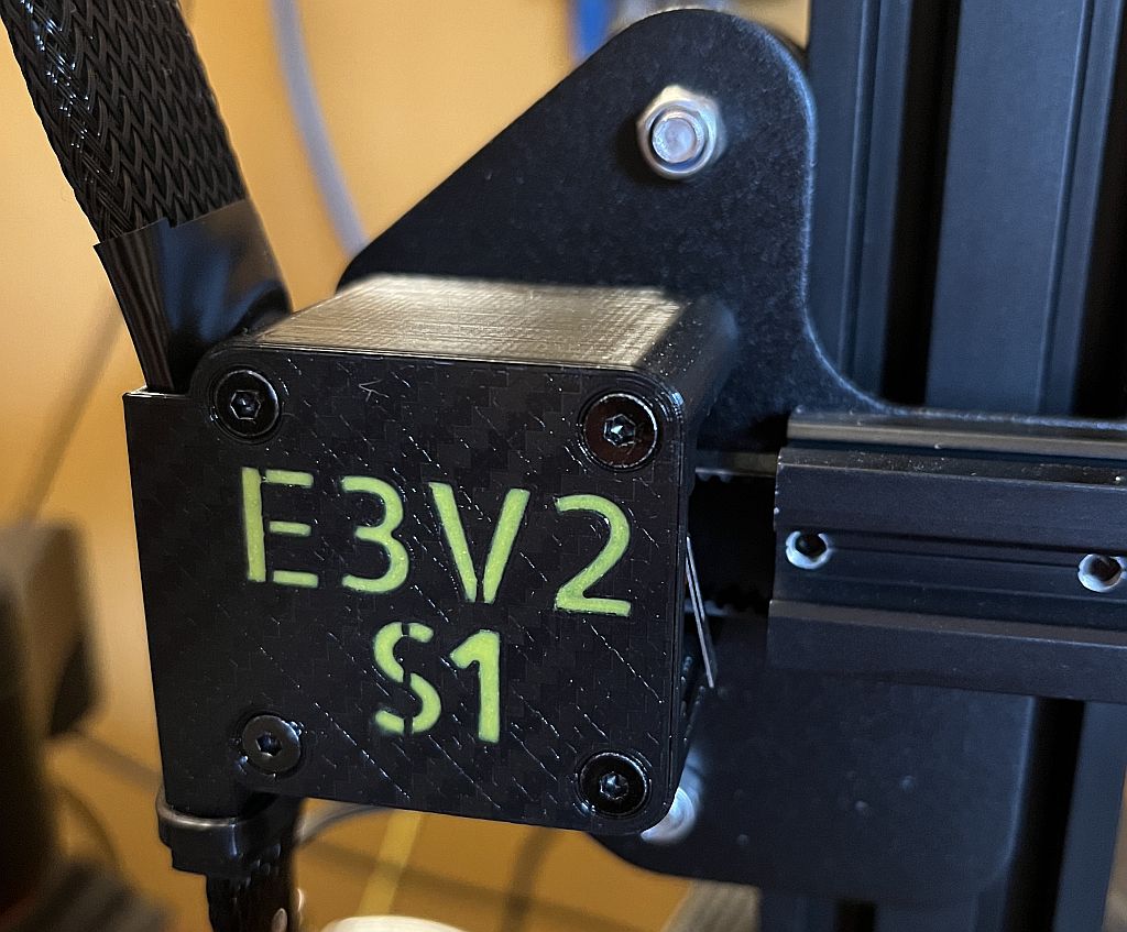Creality X Motor Belt Cover for Sprite Pro. New X endstop switch location for Ender 3/V2.