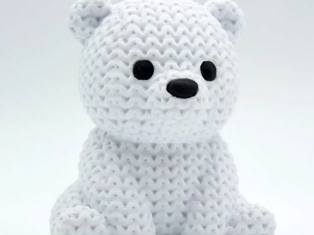 Knitted Baby Polar Bear