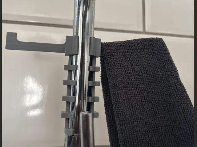 TapClip – Clip-On Kitchen Tap Towel Holder (23 mm)