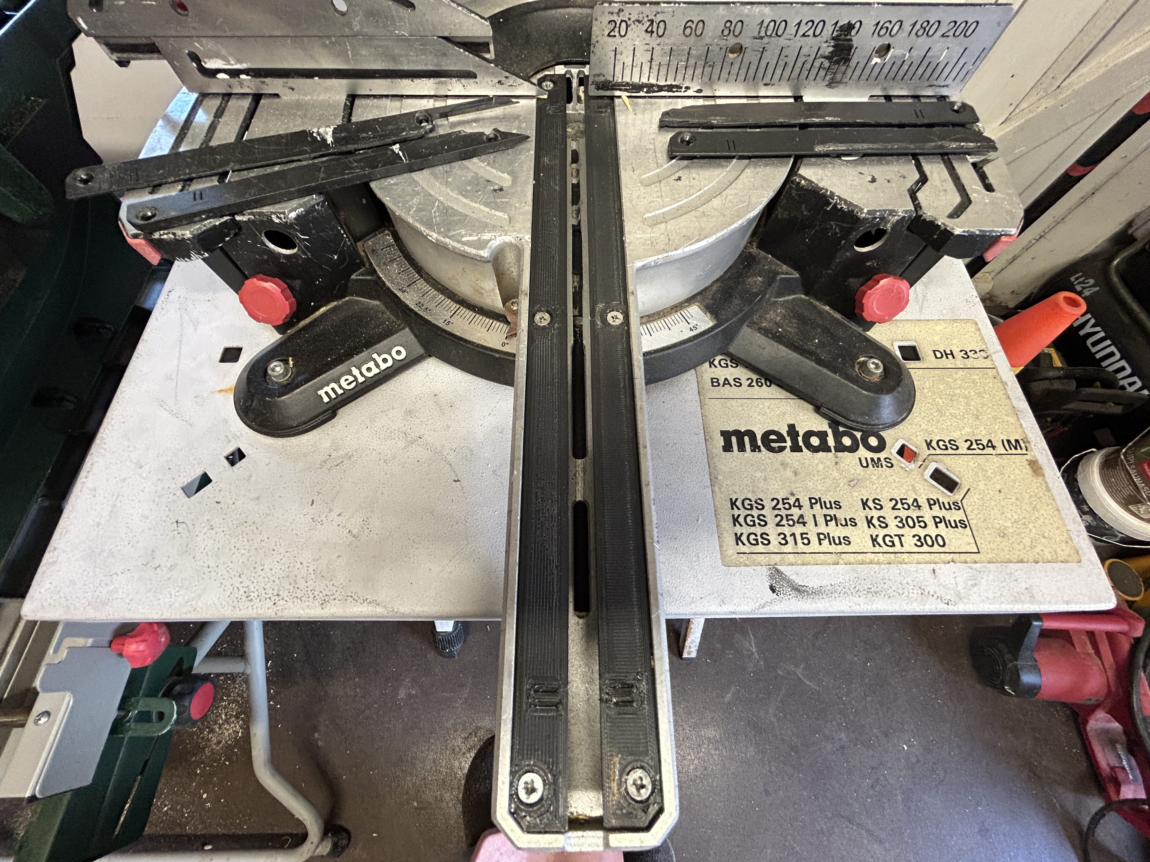 Metabo KGS 216 M - Side Rails