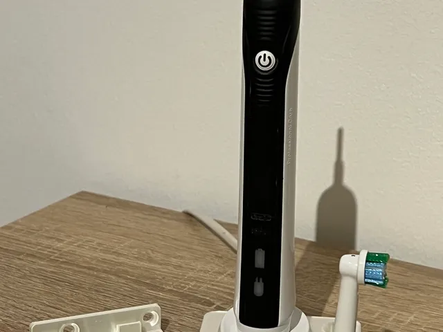 Simplistic Wall Mount for Oral B Toothbrush