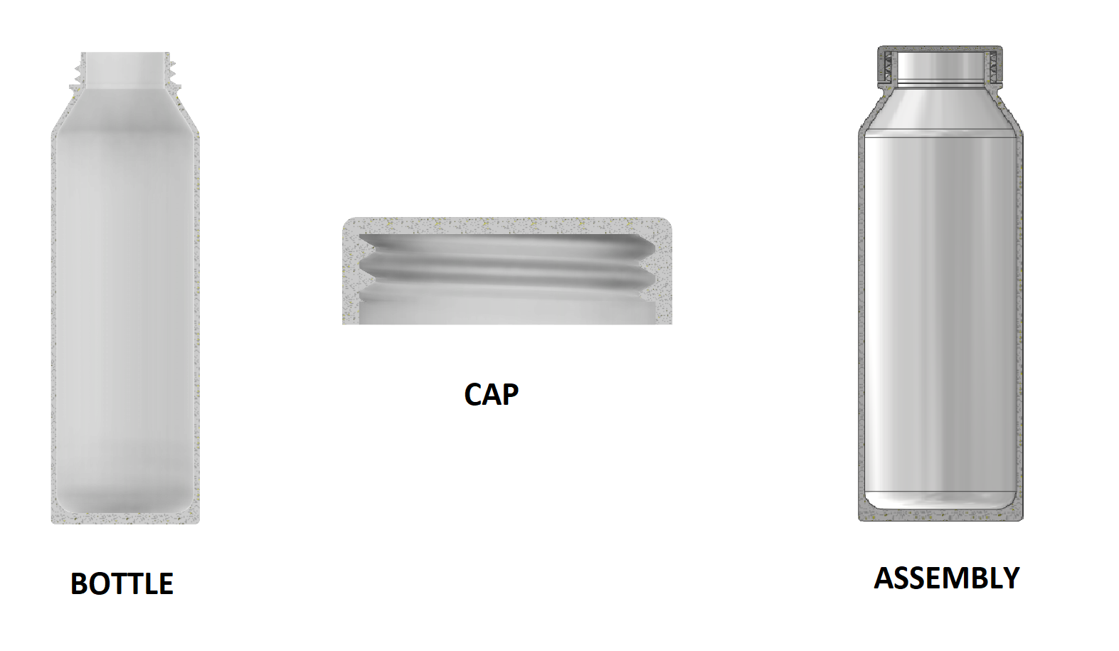 Water bottle by marsl Download free STL model