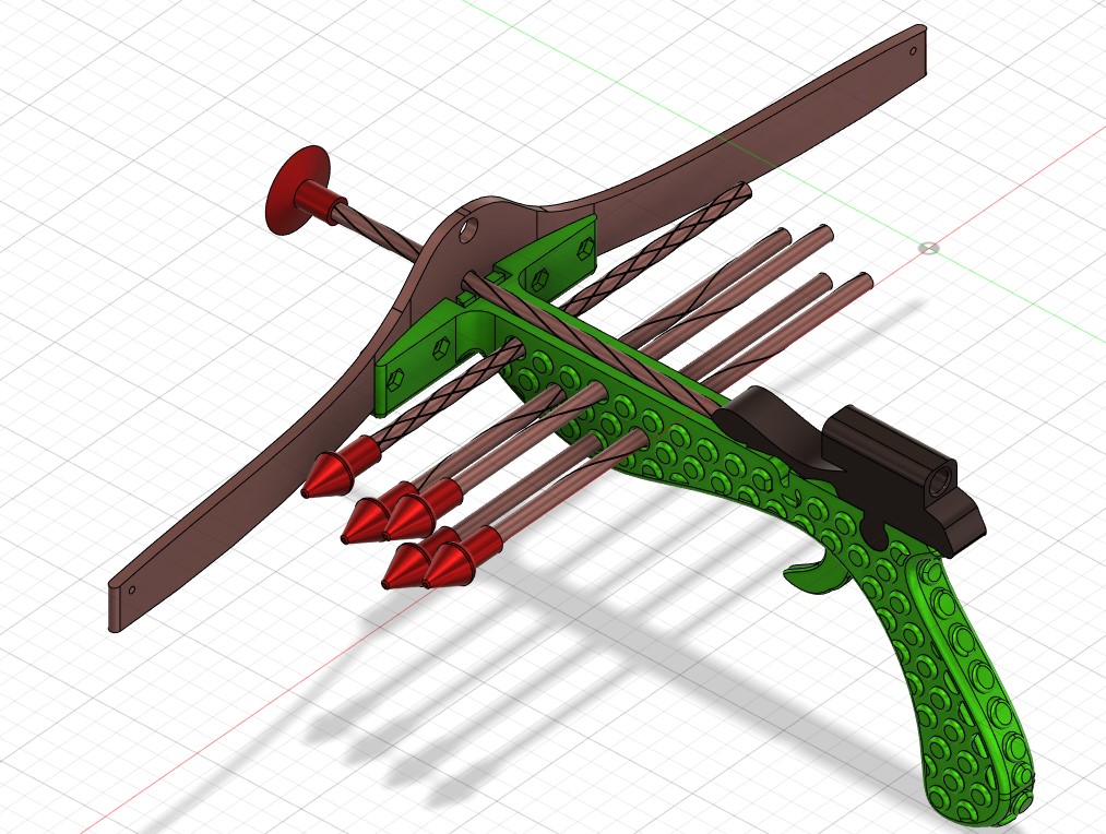 Miniatura 3 do modelo 3D Crossbow (with a scope)