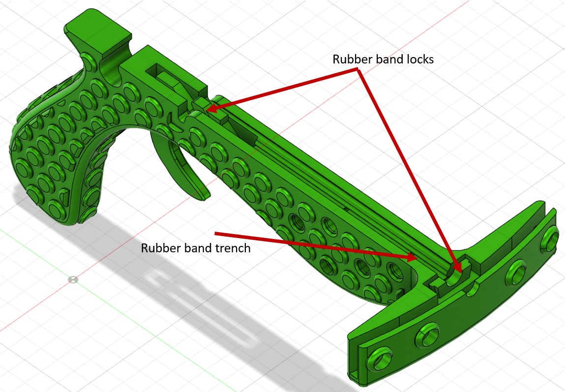 Miniatura 4 do modelo 3D Crossbow (with a scope)