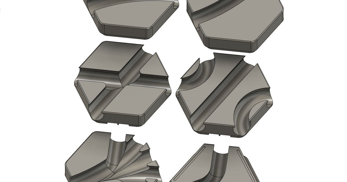 Hextraction VertexTraversing Tiles by Bri's Prints Download free STL model