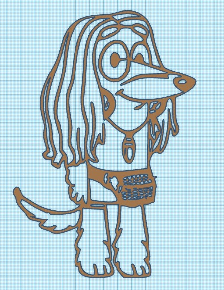 INDIE'S MUM - BLUEY - WALL ART