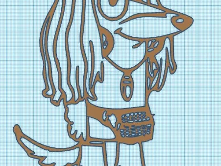 INDIE'S MUM - BLUEY - WALL ART