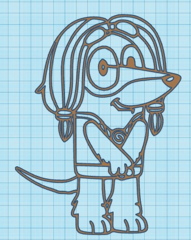 INDIE - BLUEY - WALL ART