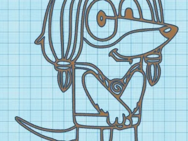 INDIE - BLUEY - WALL ART