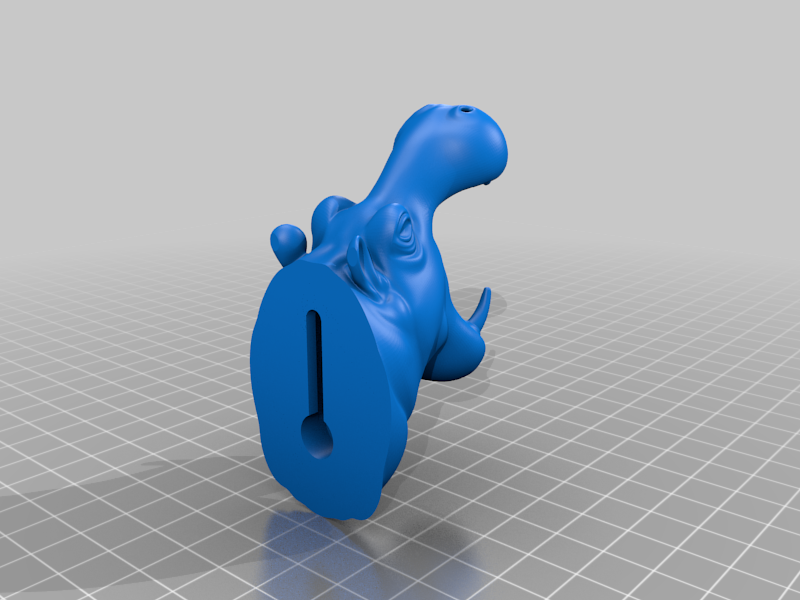 Hippo coat hanger