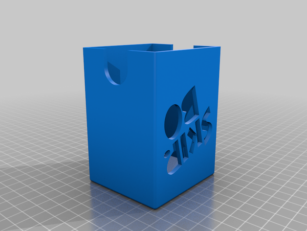 Skip-Bo Snap Case seperated parts and cutout lid
