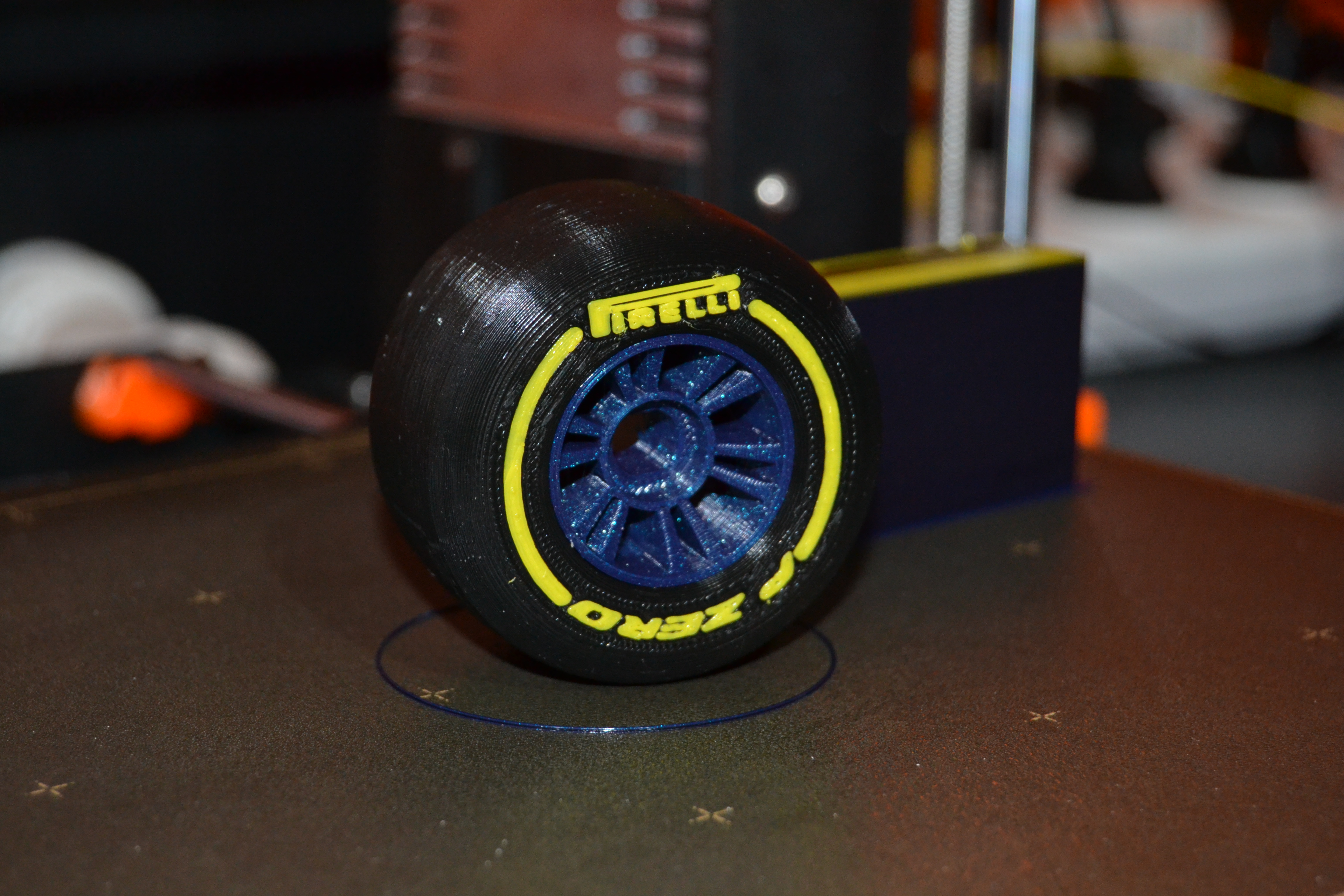 Pirelli P-Zero branded tire for OpenRC F1. (Multi Material Print)