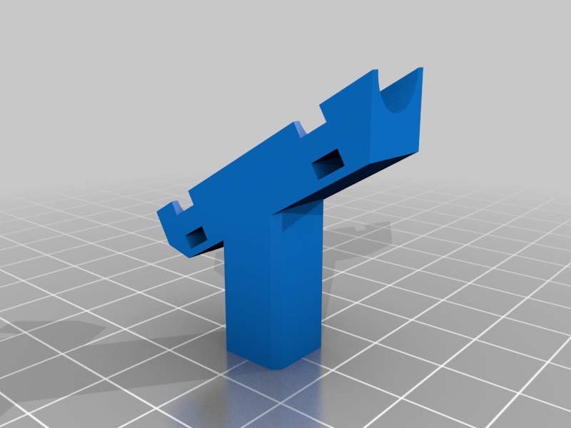 Miniatura 3 do modelo 3D Geeetech Me Creator 2 Cable Guide